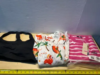 Shirts(2)(2XL) and sports bra (XXL)