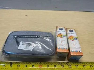 Compact wallet and (2)vitamin C organic spray food supplement