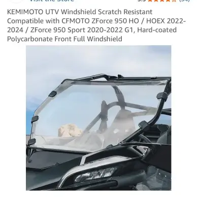 UTV Windshield replacement