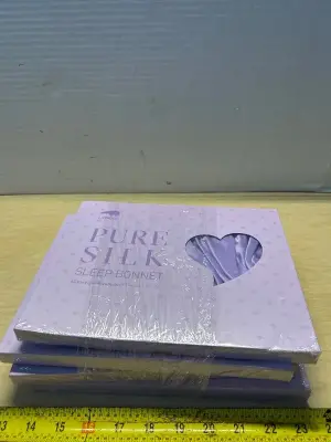 Pure silk sleep bonnet (4)
