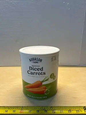 Dehydrated diced carrots (09/2025)