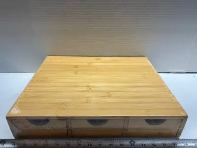 Bamboo coffee pod organizer