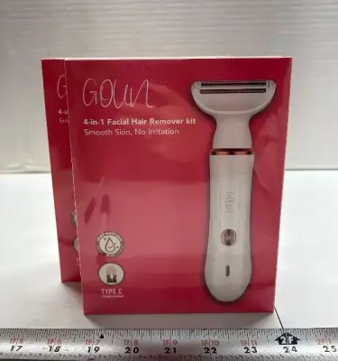 (2) 4in1 facial hair removal kit