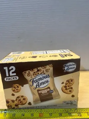 Famous amos chocolate chip cookies (12ct) (01/09/26)