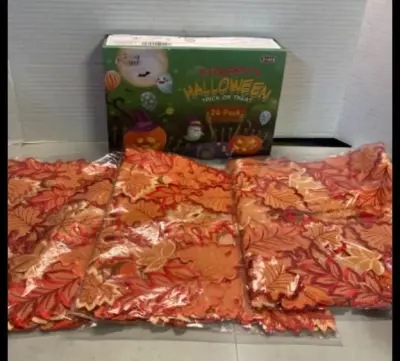 Halloween Party Favors and Three Harvest Table Runners