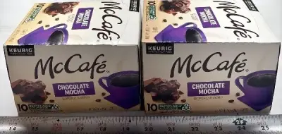 (2) 10pk Mccafe chocolate mocha kcups exp:02/26