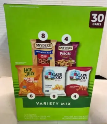 30 Bag Variety Chips