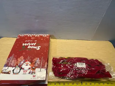 Velvet bows (4pks)(32ct)