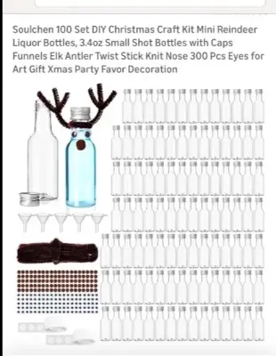 100 Set Reindeer Christmas Decoration