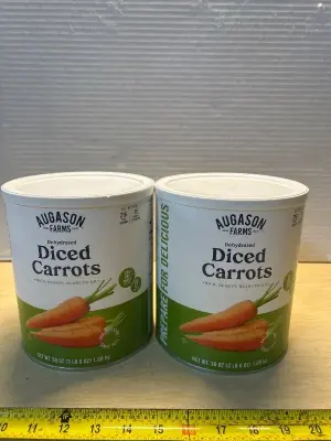 Dehydrated dry carrots (2)(09/18/25)