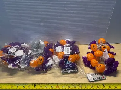Halloween lights with remote (4pks)