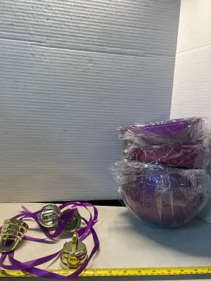 4 piece XL christmas ornament decor