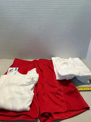 Small shorts and 3 small tommy hilfiger tank tops