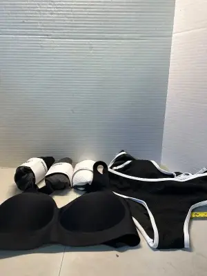 small bikini , bra and 3 sports bras