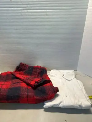 large button up shirt XL pajama pants