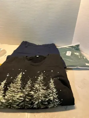 sweater shorts and tshirt