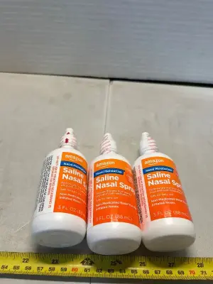 3 ct saline nasal spray 3 fl oz