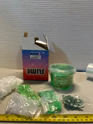 avocado slime with mix ins