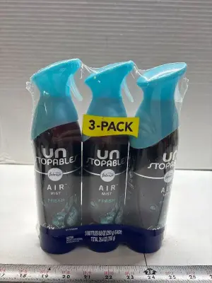 3pk Unstopables air mist fresh