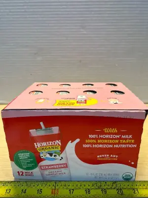 Horizon organic strawberry milk (12ct)(02/2026)