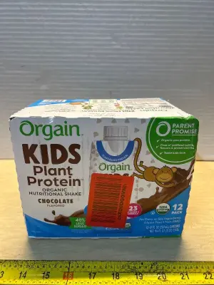 Kids childcare organic plant protein shakes (12ct)(02/08/26)
