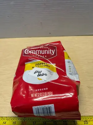 Coffee and chicory ground coffee (2lbs)(03/04/26)