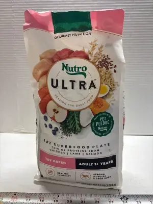 3.5LB Nutro Toy breed dog food exp:03/26