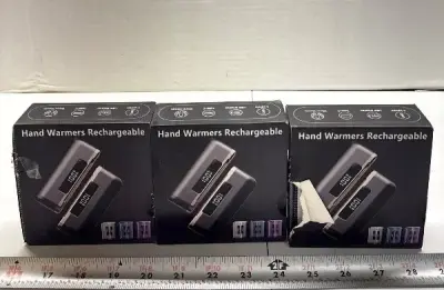 3pk rechargeable hand warmers