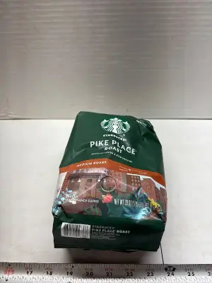 1.75LB pike place Starbucks coffee exp:02/26