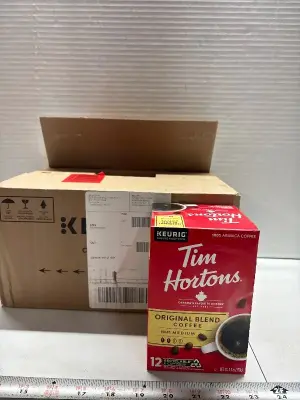(6) 12ct Tim Hortons coffee kcups exp:02/26