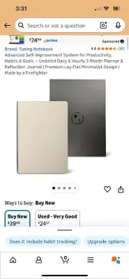 Monthly planner/reflection book