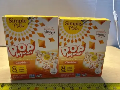 Pop  cheddar baked snack crackers (16)(01/31/26)