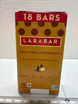 18ct Larabar peanut butter chocolate exp:04/26