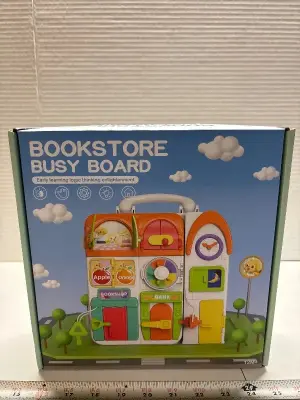 Kids bookstore busy board