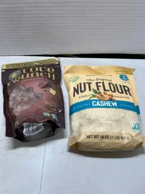 double chocolate chunk granola 02/16/26 cashew flour 02/28/26