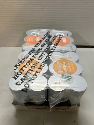 4 6 packs of V8 energy 05/02/26