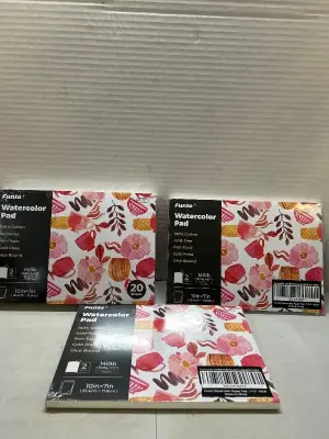 lot of water color pads