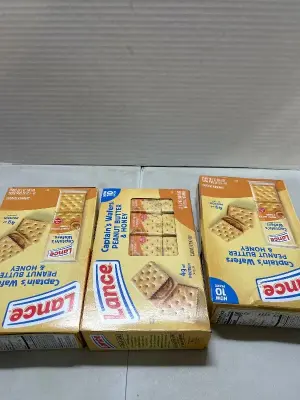 3 10 packs of peanut butter and honey crackers