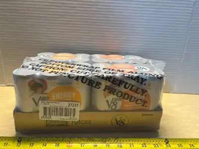 Orange V8 Energy drinks (24ct)(05/02/26)