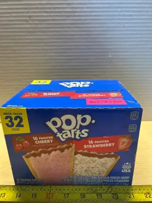 Cherry/strawberry pop tarts (32ct)(02/28/26)