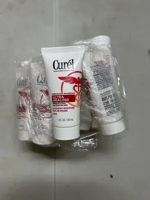 lot of 1 fl oz curel ultra healing lotion