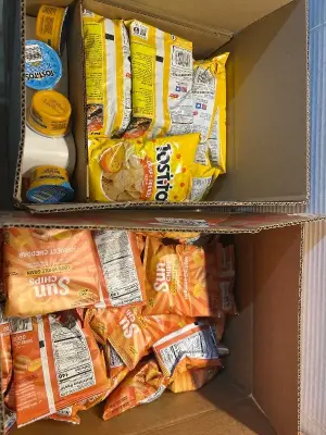 Box of chips (2)(Indate )