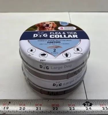 4ct large dog flea & tick collars