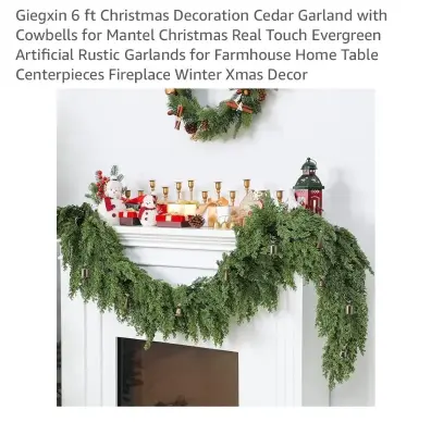 6’ artificial garland