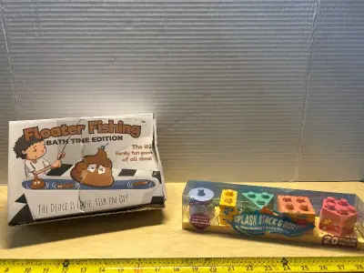Floater fishing game and foam tub toys