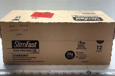 12pk strawberry Slimfast exp:02/26