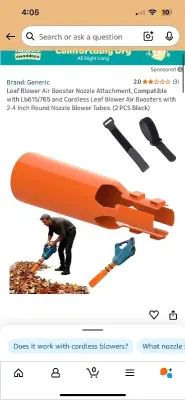 Leaf Blower Air Booster Nozzle Attachment (2)