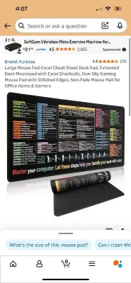 Cheat sheet desk mat(2)