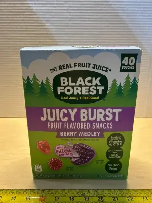 Juicy burst fruit snacks (40ct)(07/30/26)