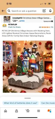 Christmas light up decoration